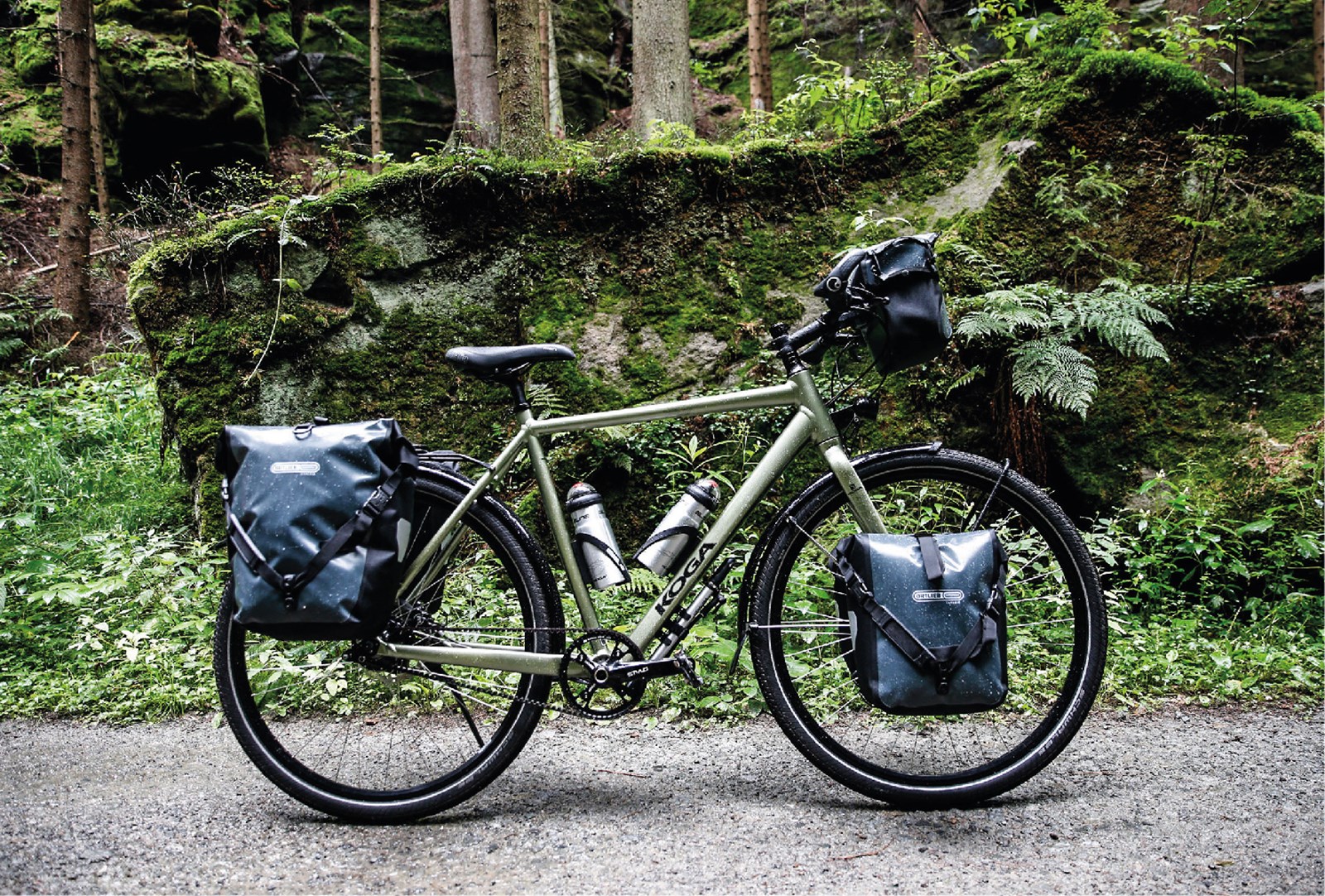 Klassisk biketouring setup