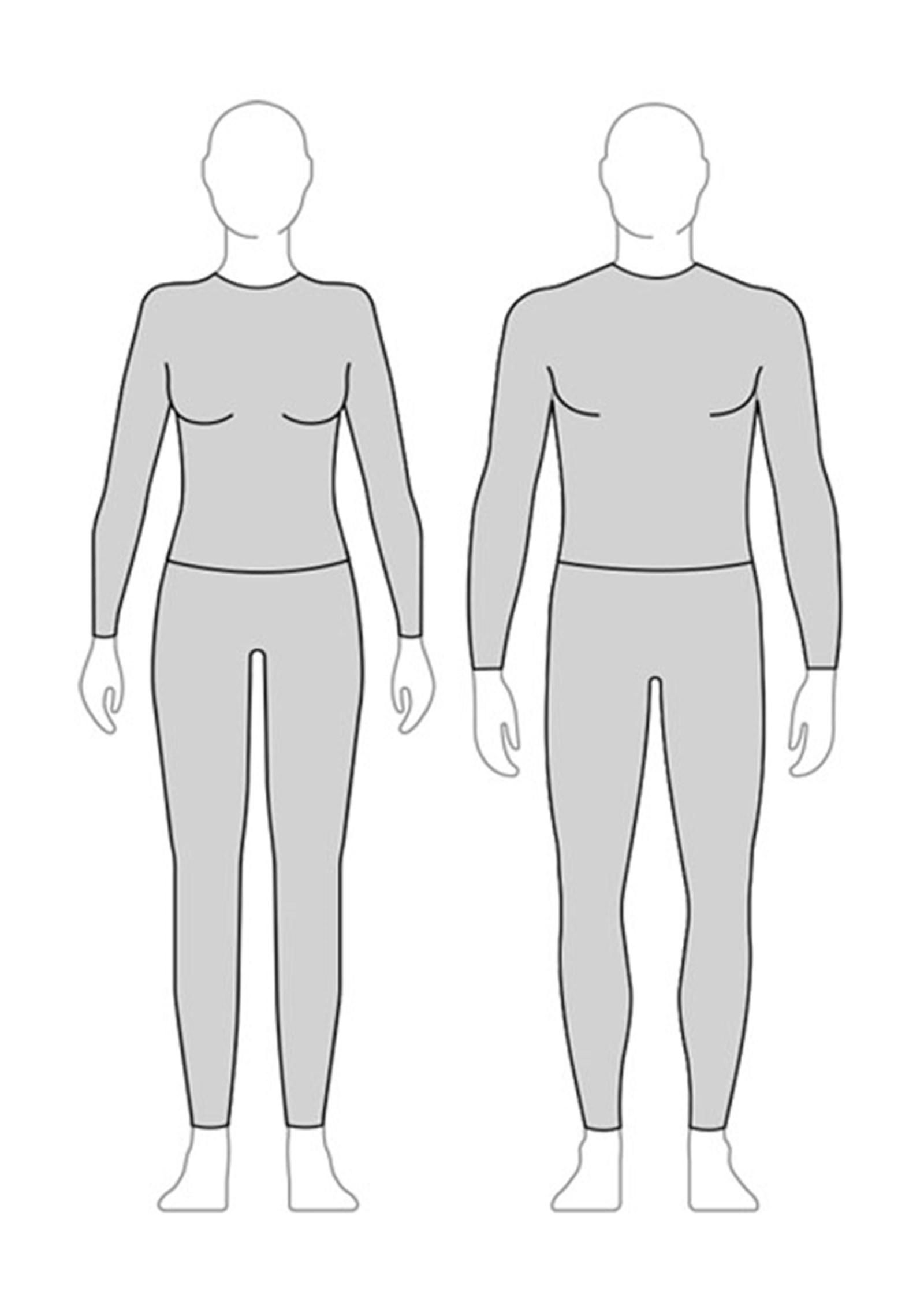 Next to skin fit pasform.