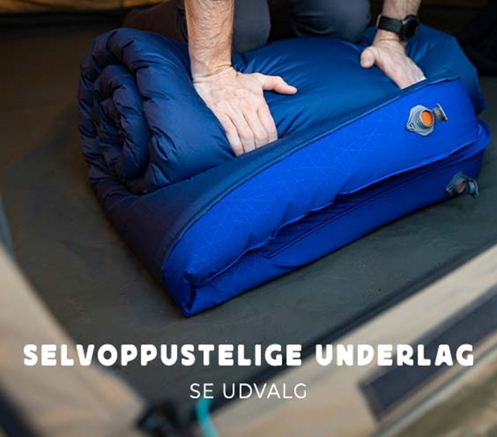 Selvoppustende underlag