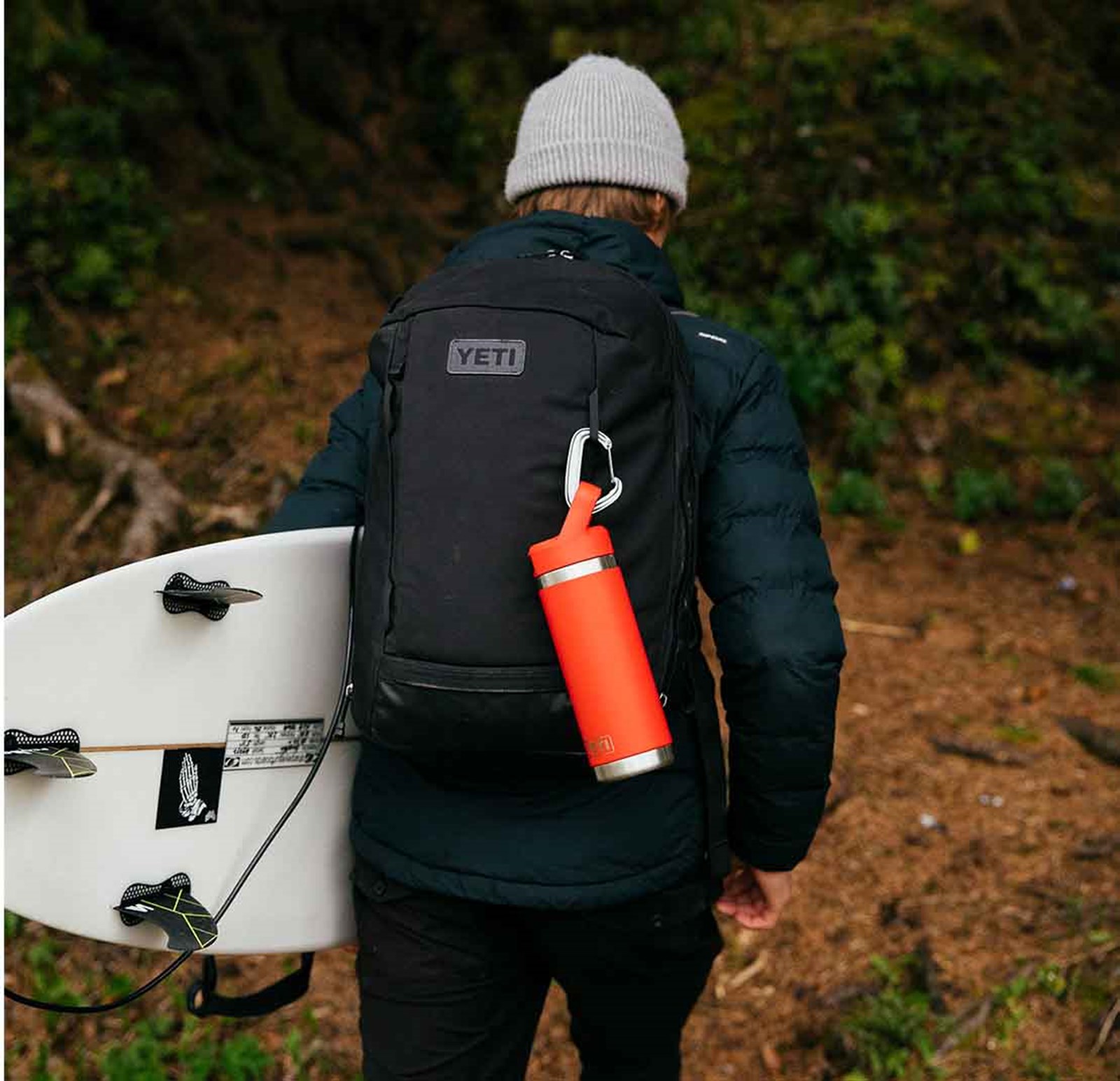 Yeti drikkeflaske i rød.