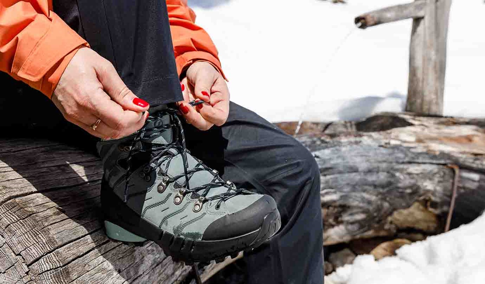 Udvalg af vandresko og støvler.