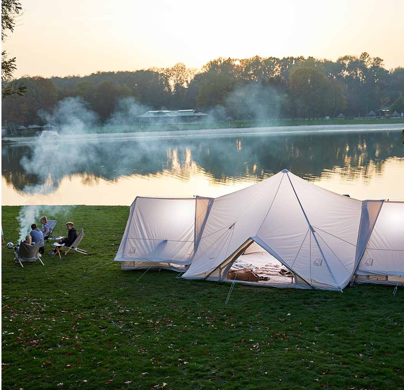 Nordisk bomuldstelt.
