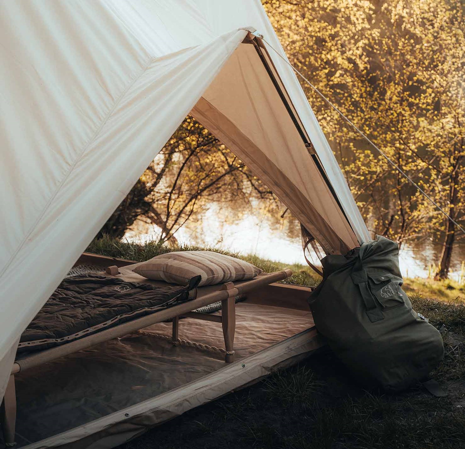 Nordisk bomuldstelt.