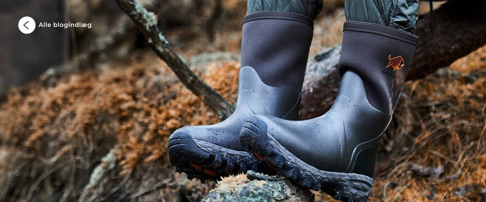 Dame iført Gateway1 gummistøvler