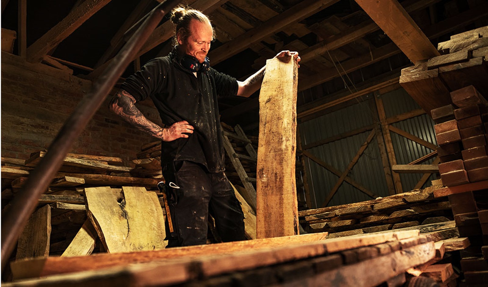 Træet der bliver brugt til Helle knive.