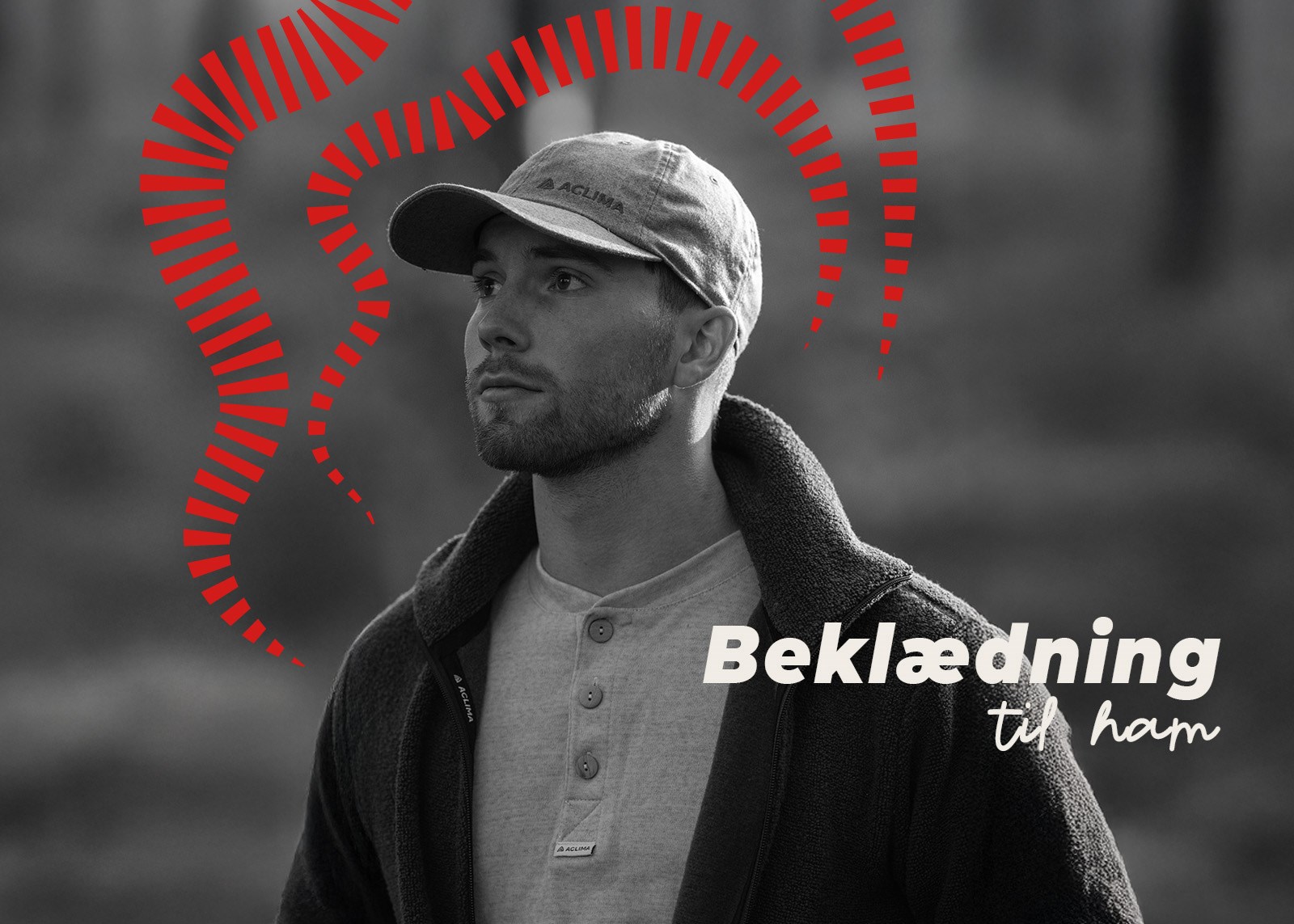 Mand der kigger ud i horisonten