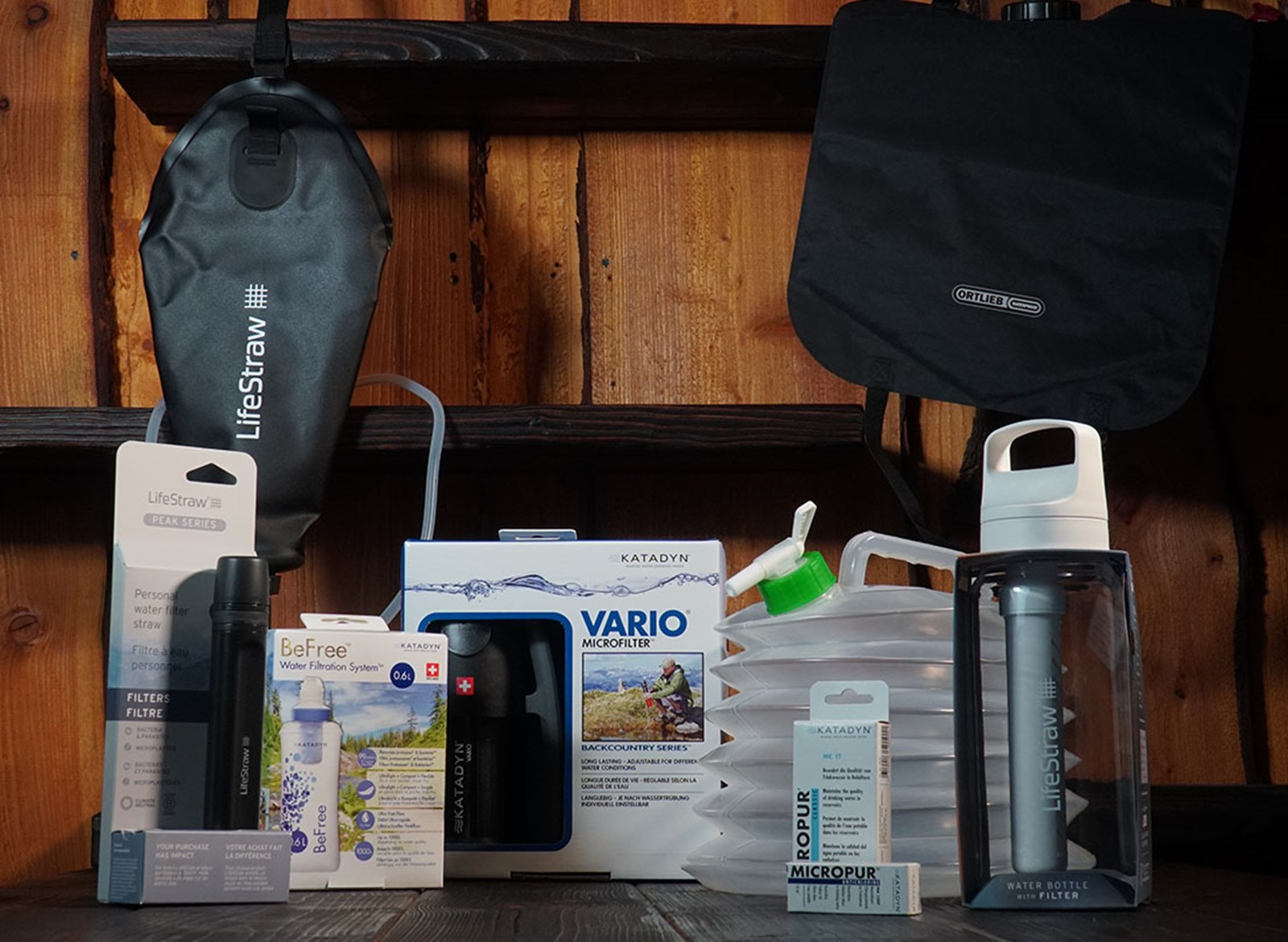 Vandrensning og dunke.