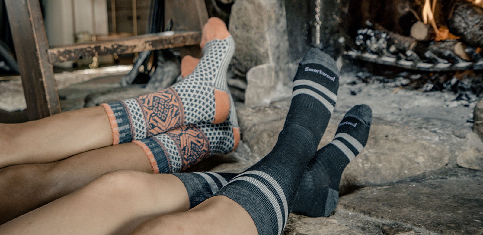 Varme uldsokker fra smartwool.