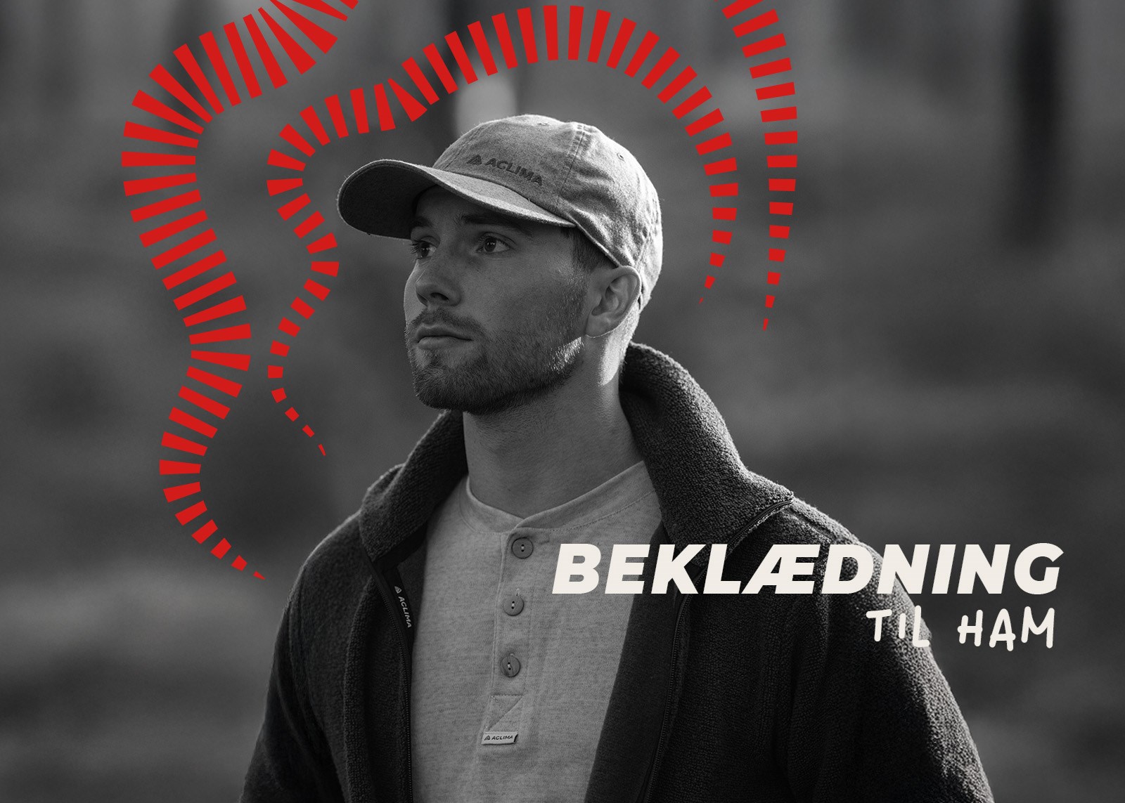 Mand der kigger ud i horisonten