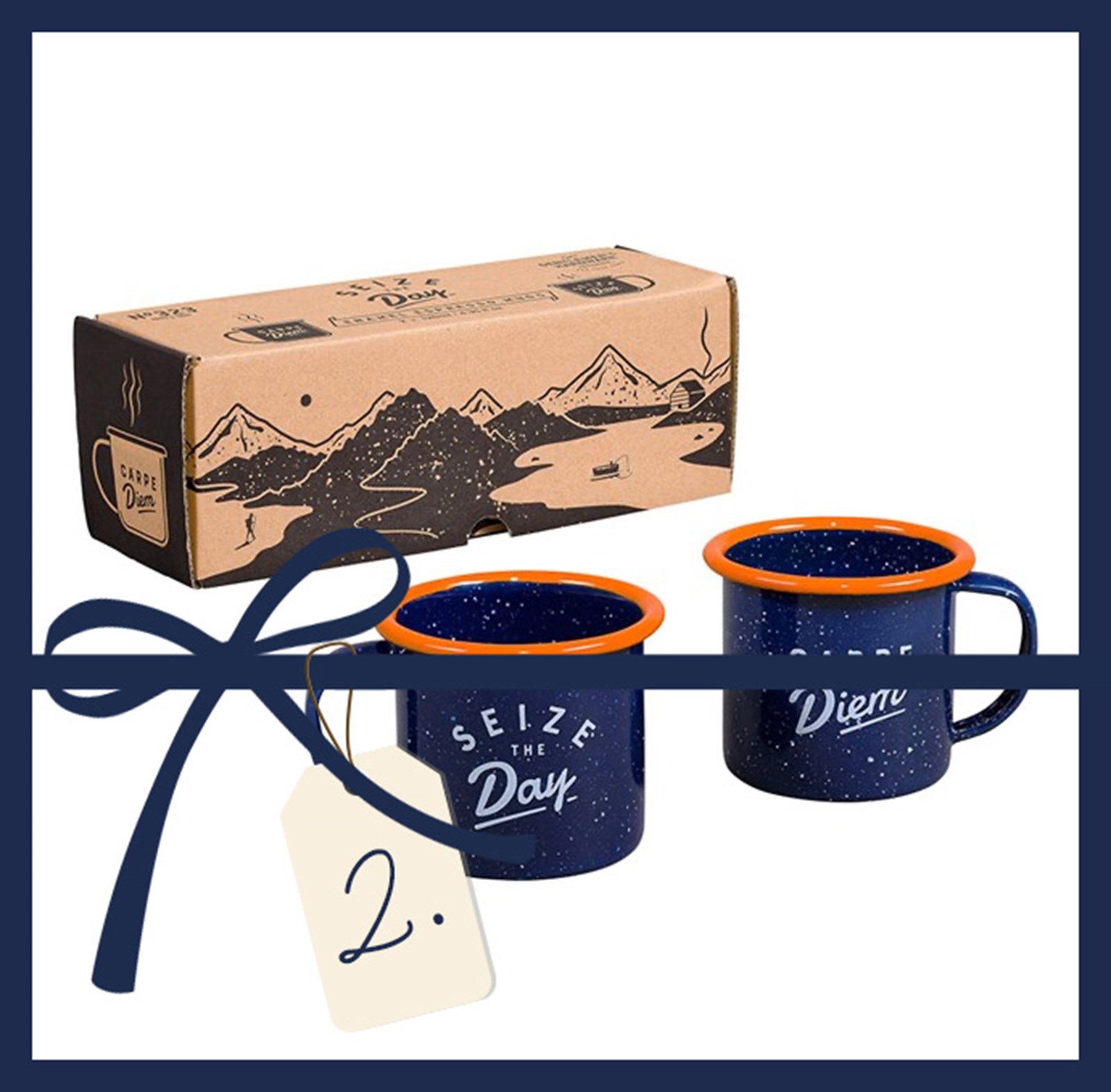 Espresso Navy Emaljekrus