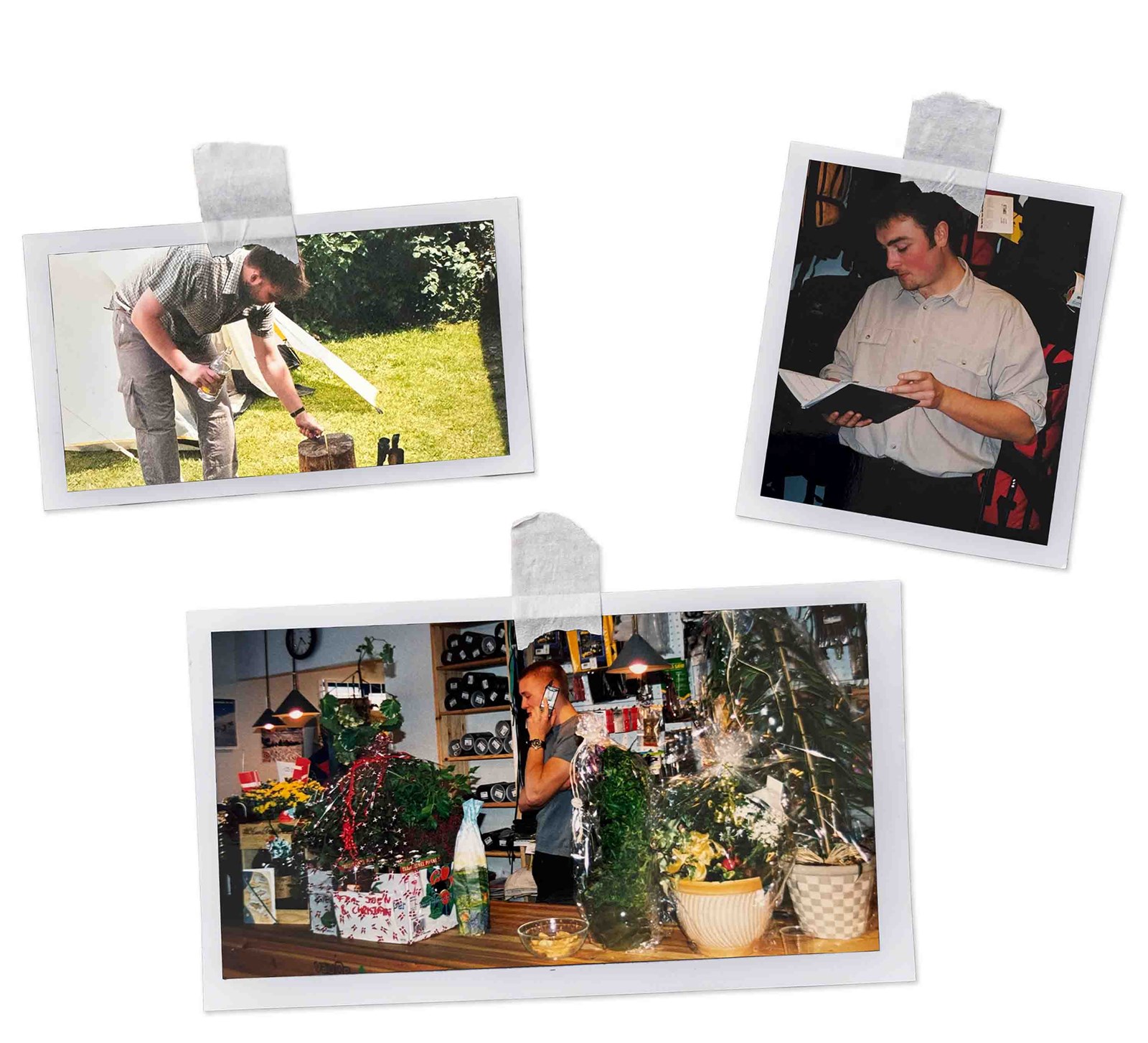 Billeder fra Friluftslagerets begyndelse.