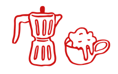 Varm chokolade illustration