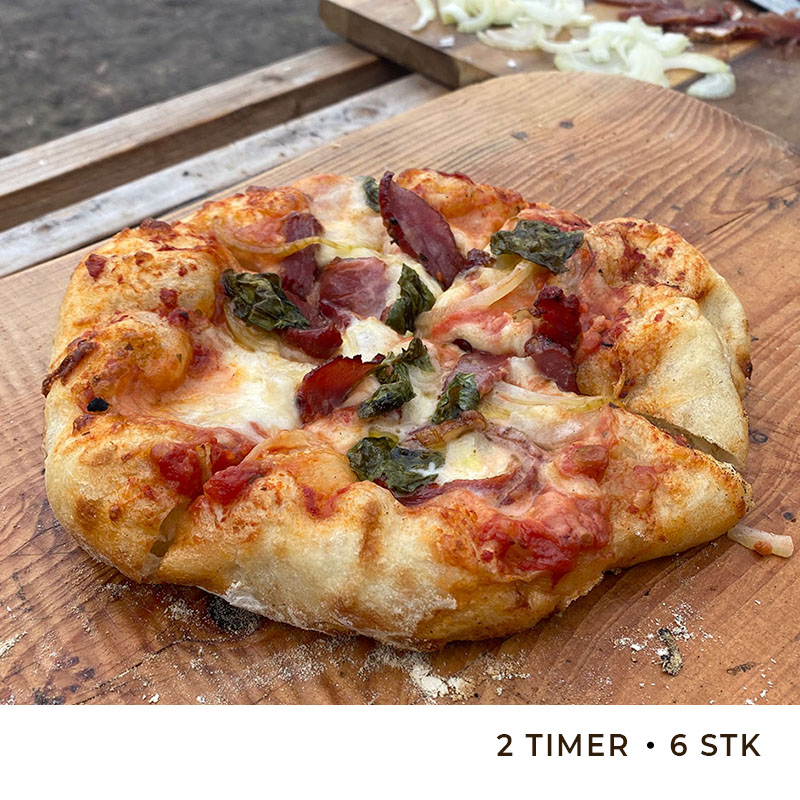 Sprød bålpizza i Dutch Oven