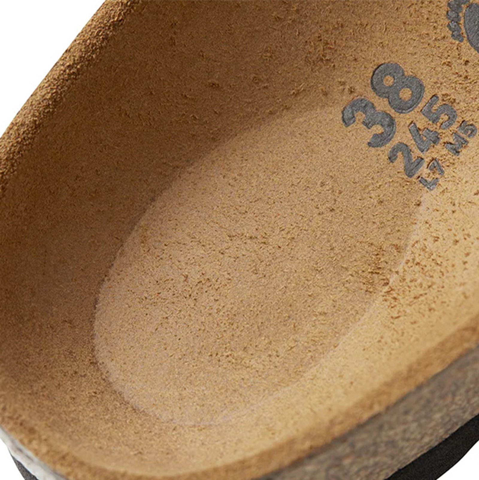 Nærbillede af den dybe hælkop i fodsengen.