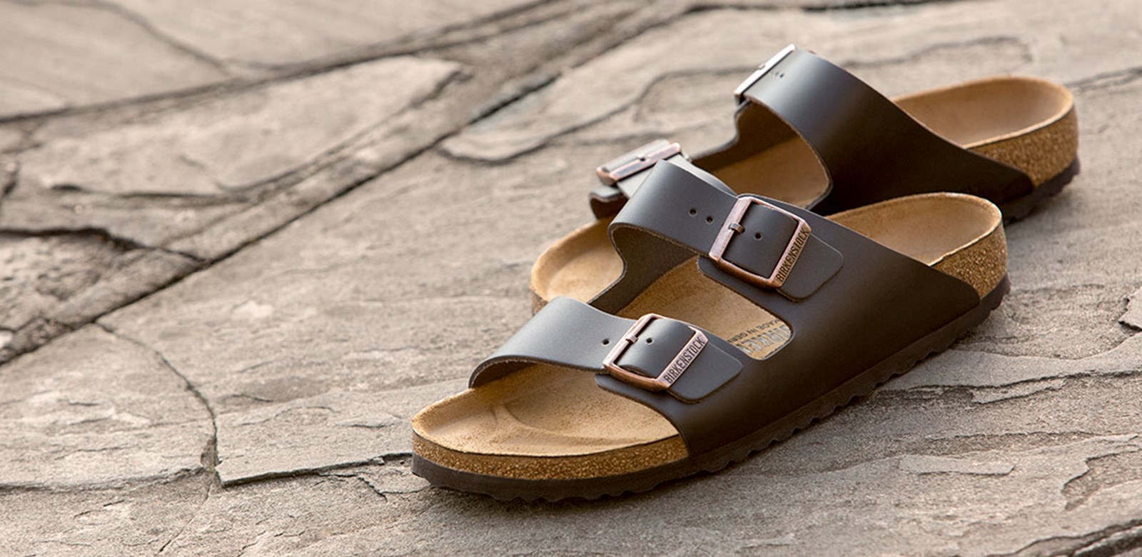 Birkenstock Arizona model i Oiled leather.