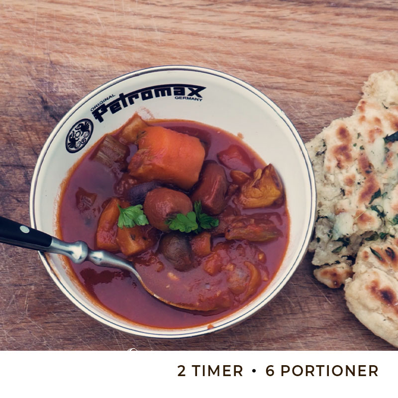 Vintergryde på bål