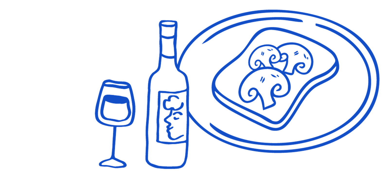 Svampetoast illustration.