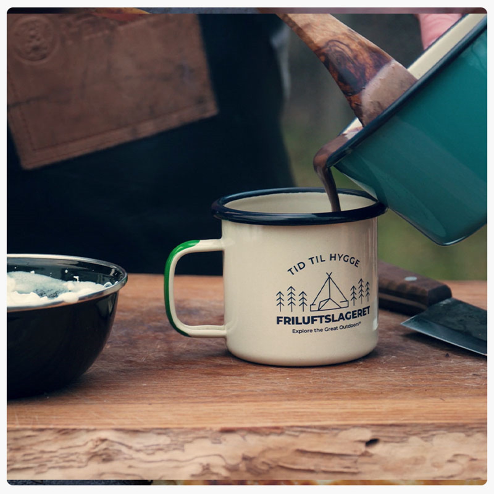 Opskrift på varm chokolade over bål.