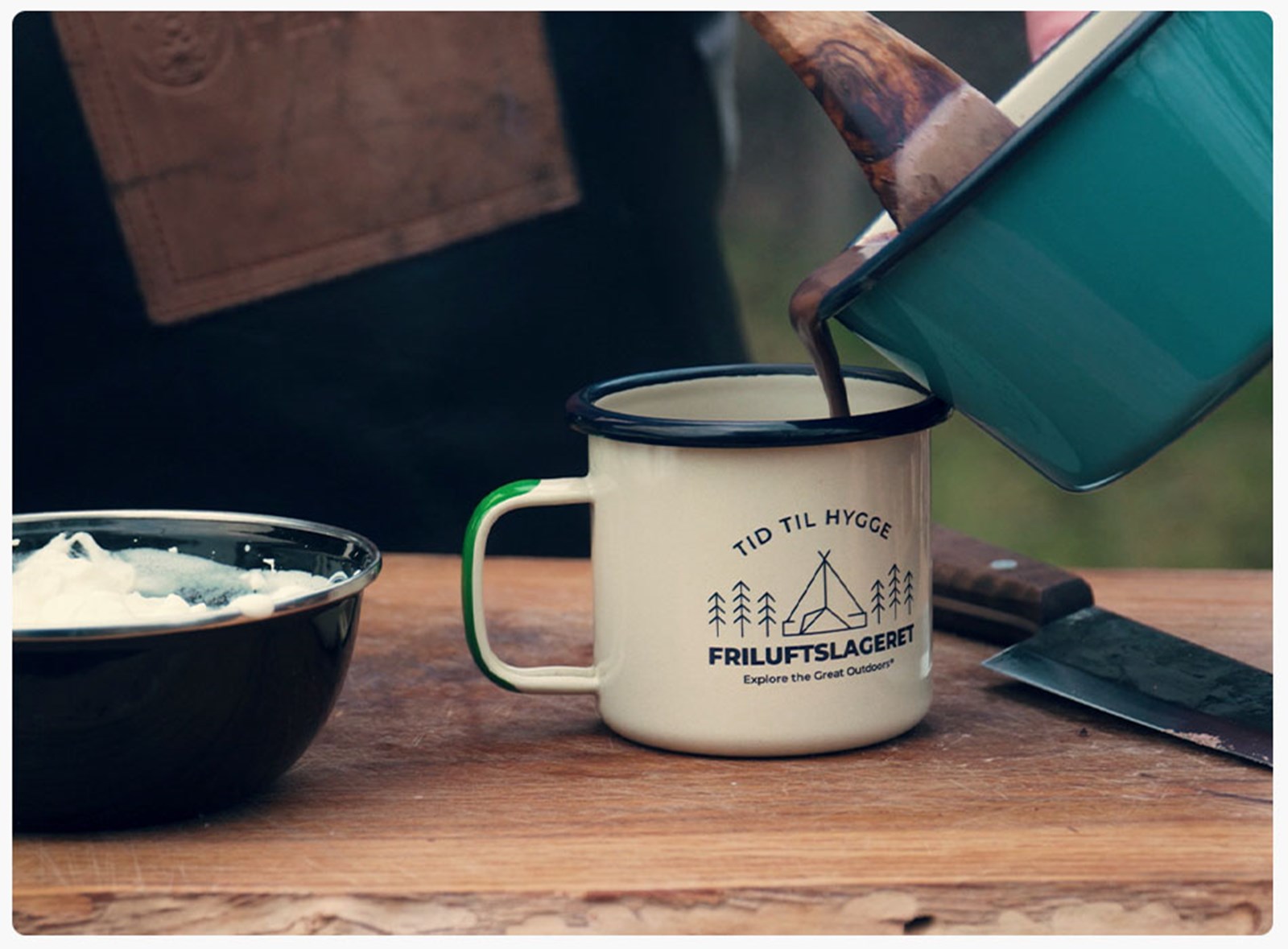 Opskrift på varm chokolade over bål.