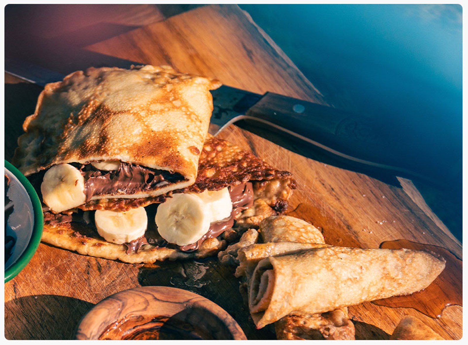 Pandekager over bål