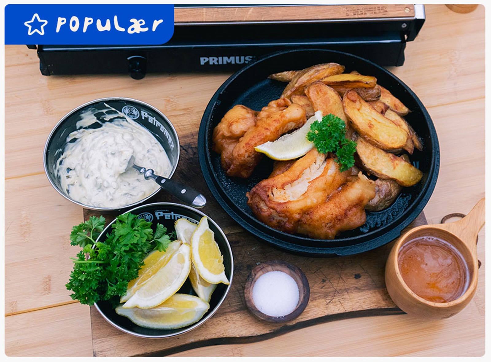 Opskrift de fishnchips