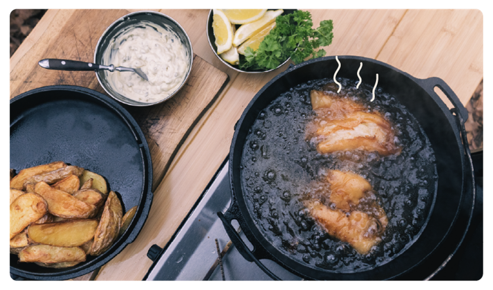 Fisk I olie