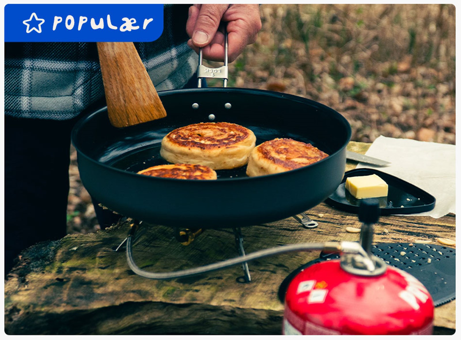 Kanelsnegle med marcipan og mandler