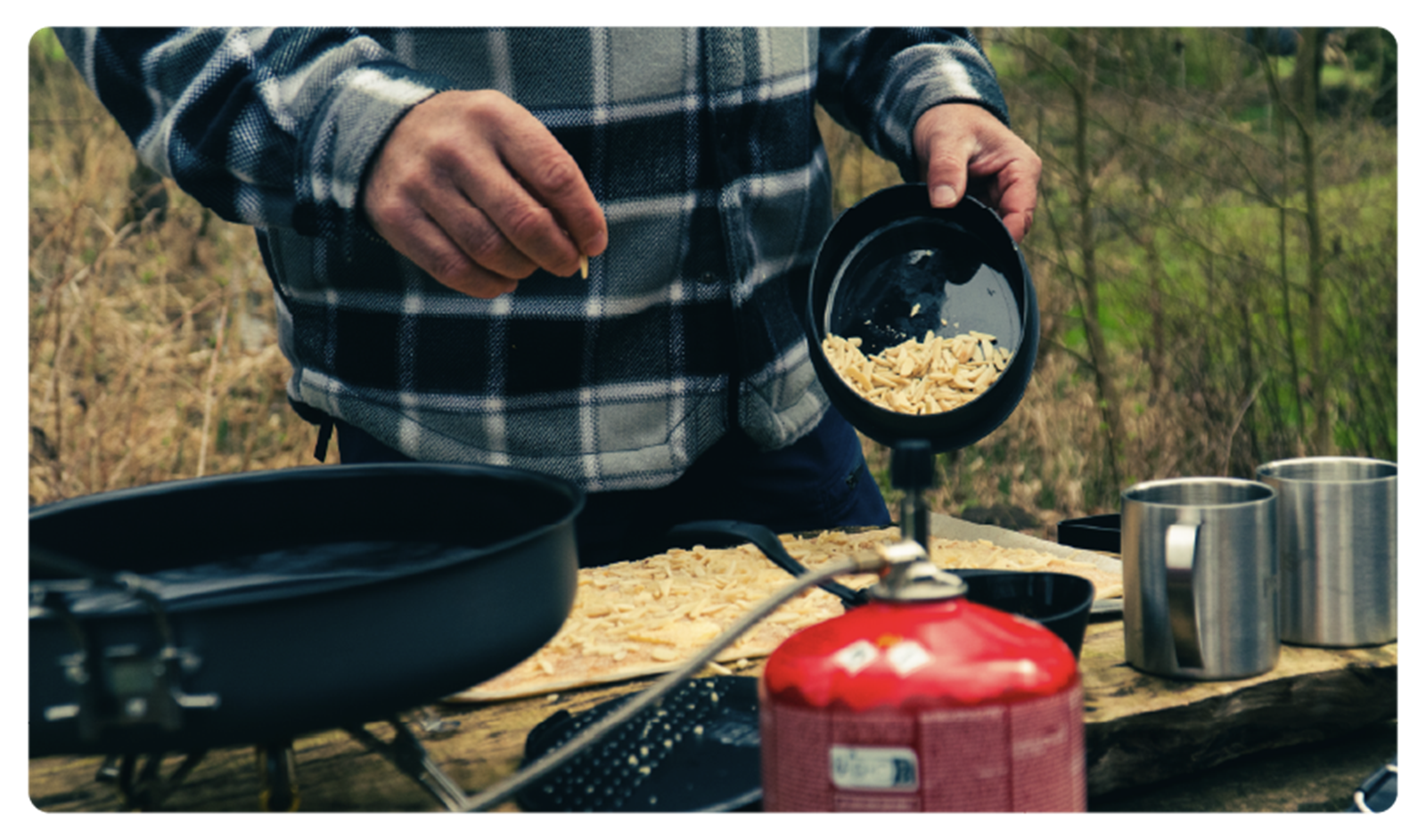 Ingredienser til æggekage