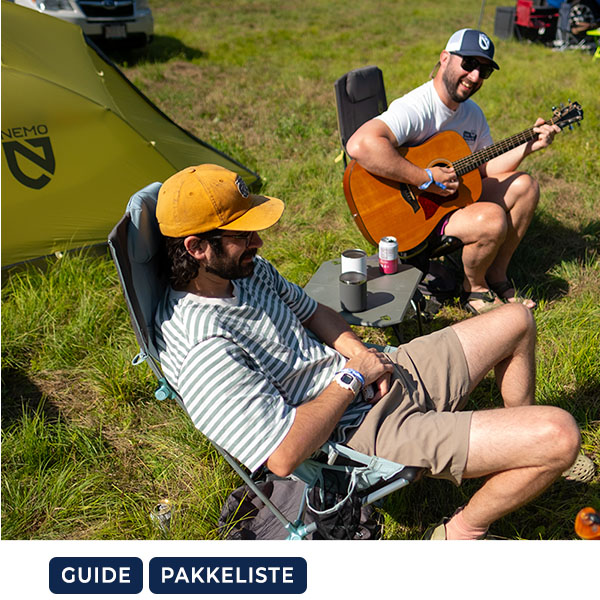 Den ultimative festival pakkeliste 2026 