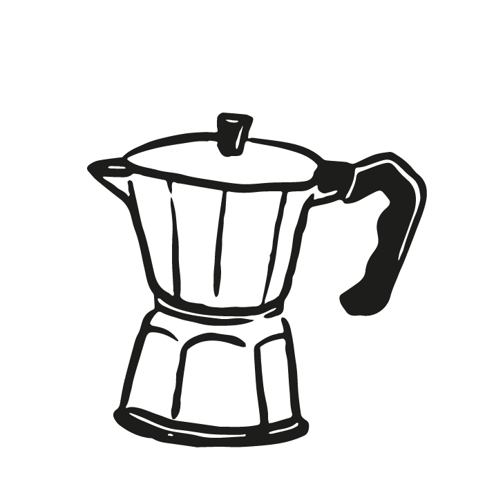 Illustration af en mokkakande (espressokande)