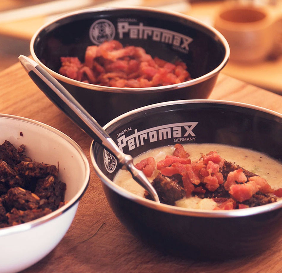 Rustik kartoffel porre suppe